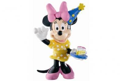BULLYLAND La Maison de Mickey figurine Minnie Celebration 7 cm