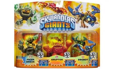 Skylanders Giants - Triple Pack Figurines Lumineuses 