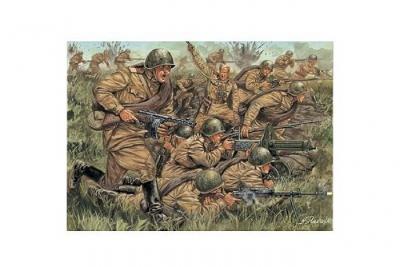ITALERI Figurines 2&egrave;me guerre mondiale : infanterie russe