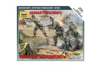 ZVEZDA Figurine  Parachutistes allemands-1/72 - Figurines historiques