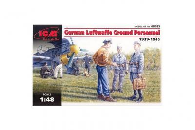 ICM Figurine  Personnel au sol de la Luftwaffe- 1/48 - Figurines histo