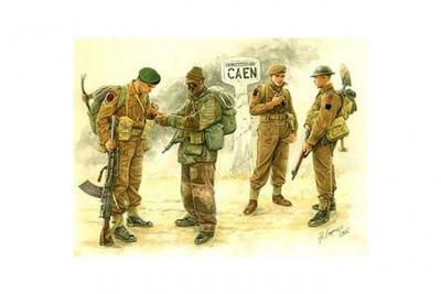 MASTERBOX Figurine Master Box Troupes britanniques Caen 1944- 1/35 - Figurines