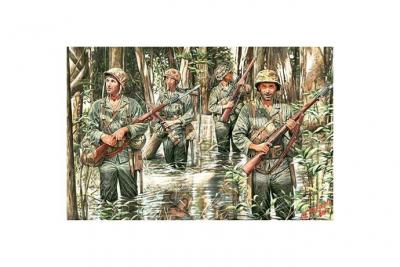 MASTER BOX U.s. Marines In Jungle, Wwii Era - 1:35e -  Ltd. 