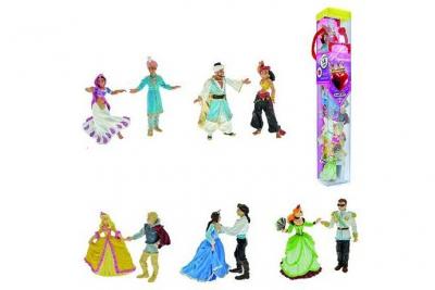 PLASTOY Il &Eacute;tait Une Fois - Tubo De 10 Figurines : Le Bal Des Princesses