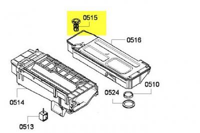 SIEMENS  - filtre reservoir d eau pour seche linge 00616289