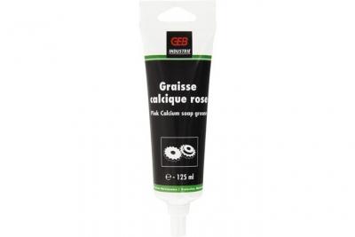 GEB Graisse calqcique rose pour usage courant - tube 125 ml - 