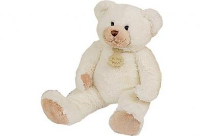 HISTOIRE D OURS Peluche calin'ours ivoire 25 cm - histoire d'ours