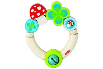 HABA Hochet en bois - porte-bonheur - 