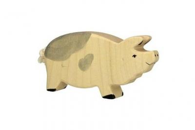 HOLZTIGER  - 80068 - Figurine - Truie, Tachet&eacute;