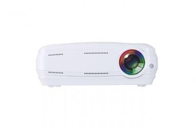 YONIS  Mini Projecteur 3200 Lumens Soutien 1080P Film Jeu Vid&eacute;o Blanc