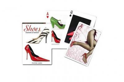 PIATNIK Jeu de 55 cartes CHAUSSURES  Multicolore