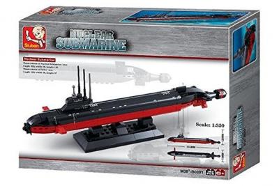 SLUBAN Jeu de construction  Elements Aircraft Carrier Series sous-marins nucl&eacute;aires