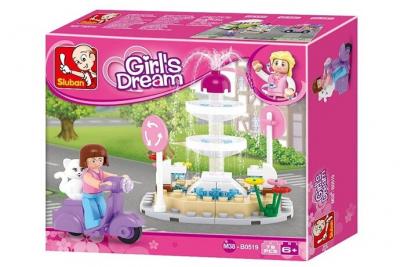 SLUBAN Jeu de construction  Elements Girls Dream Series Fontaine