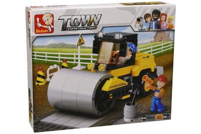 SLUBAN Jeu de construction  Elements Town Series Compacteur routier