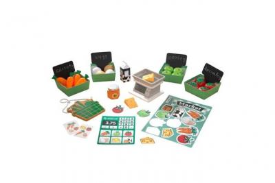 KIDKRAFT  pack de jeu du march&eacute; fermier 34 pcs 425373