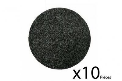 BOSCH Feuilles abrasives, set de 10 pi&egrave;ces 115 mm, 120