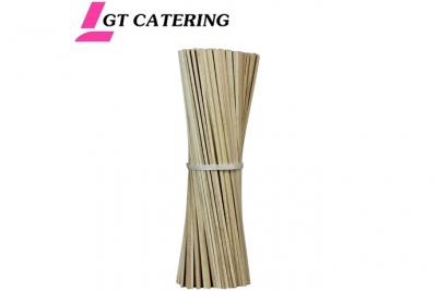 GT CATERING  - Lot de 100 b&acirc;tons en bois pour barbe &agrave; papa - 35 cm
