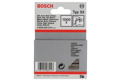 BOSCH  2609200214 Agrafe &agrave; Fil Fin Type 53 11,4 X 0,74 X 6 Mm