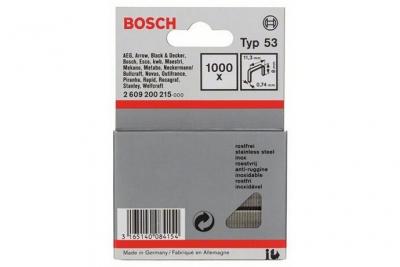 BOSCH  2609200215 Agrafe &agrave; Fil Fin Type 53 11,4 X 0,74 X 8 Mm