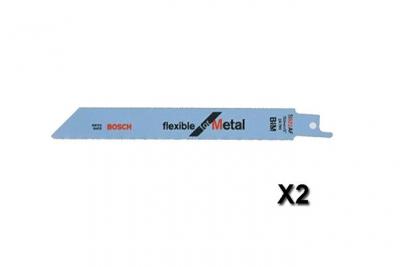 BOSCH  2608656038 Lot De 2 Lames Pour Scie Sabre / De Long S 922 Ef