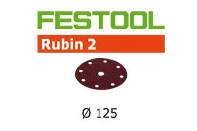 FESTOOL Boite de 50 abrasifs  STF D125/8 - P.180 - RU2/50 - 499099