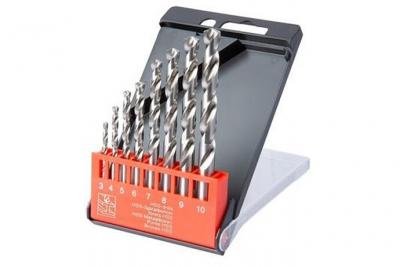 RIBIMEX Ribitech - Coffret de 8 forets m&eacute;tal acier HSS M2 - PRFE8HSSM2/V