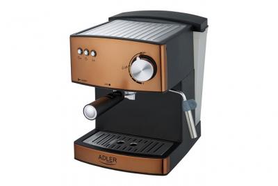  Machine &agrave; caf&eacute;, cafeti&egrave;re expresso AD 4404cr, 15 bars, 850W, Cuivre