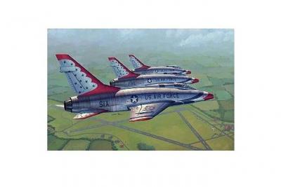 TRUMPETER Maquette avion  F-100D THUNDERBIRDS- 1/48 - Maquette d'avion