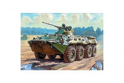 ZVEZDA Maquette  Transport de troupes sovi&eacute;tique BTR-80A - 1/35 - Maqu