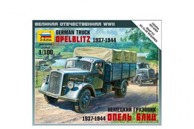 ZVEZDA Maquette  Camion allemand de 3t- 1/100 - Maquette militaire