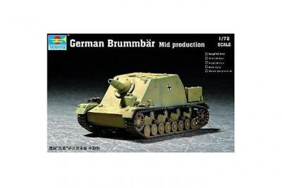 TRUMPETER  - Canon d'assaut allemand Brummbar (milieu de production)