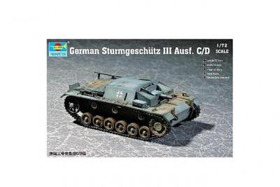TRUMPETER  07257 Stug III Ausf C/D 1:72 Plastic Kit