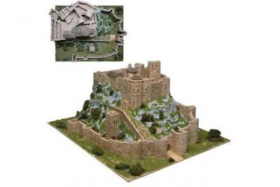 AEDES Maquette en c&eacute;ramique - Ch&acirc;teau de Loarre, Espagne