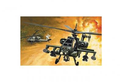 ITALERI Maquette avion  Hughes AH-64A Apache-1/72 - Maquette d'avion
