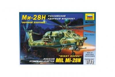 ZVEZDA Maquette avion  Mil Mi-28N -1/72 - Maquette d'avion