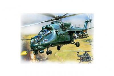 ZVEZDA Maquette avion  Mil Mi-35 -1/72 - Maquette d'avion