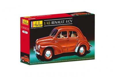 HELLER Maquette  renault 4 cv classique 1/43-1/43 - Maquette de voiture