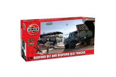 AIRFIX Maquette  Bedford QL Trucks - QLT & QLD- 1/76 - Maquette milita