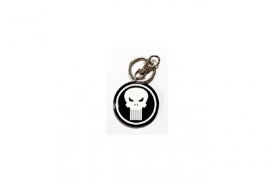 SMIC Porte-cl&eacute;s Logo Punisher Semic en m&eacute;tal