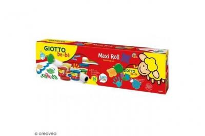 GIOTTO S GIOTTO be-b&egrave; Finger Paint - Set gouache aux doigts Maxi roll