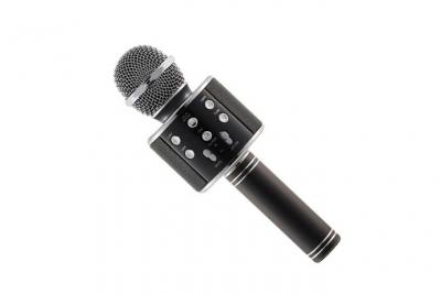 LG EXPRO Microphone sans fil - WS-858 - M&eacute;tal - Bluetooth - Portable et durable noir