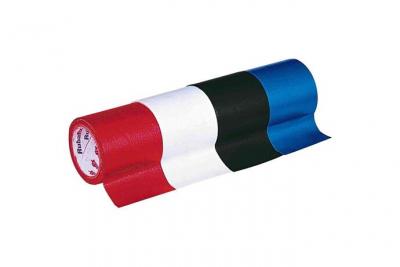 RUBAFIX  Ruban toile, se d&eacute;coupe &agrave; la main, plastifi&eacute;, blanc