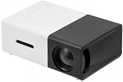 VENDOS85 Mini vid&eacute;oprojecteur led portable hd 1080p hdmi / tf blanc noir