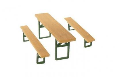 FALLER  - F180444 - Mod&eacute;lisme - Bancs + Tables