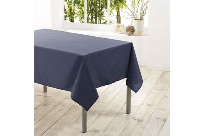 DOUCEUR D INTERIEUR Nappe rectangle 140 x 300 cm polyester uni essentiel Beton