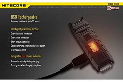 NITECORE Lampe de poche LED porte-cl&eacute;s  THUMB