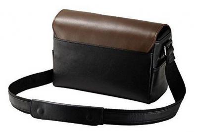 OLYMPUS  CBG-11 Leather Bag black / brown for PEN-F