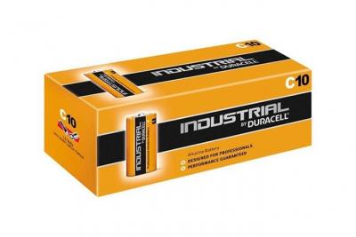 DURACELL Pack de 10 piles  industrielles lr14 baby c 5000394082892