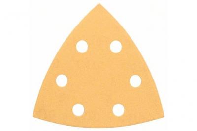BOSCH  2608605150 Accessoire De Pon&ccedil;age Lot De 5 Feuilles Abrasives R:Wt K80