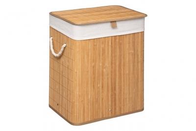5FIVE SIMPLY SMART Panier &agrave; linge bambou naturel